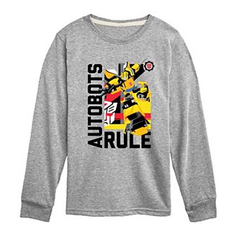 Boys 8-20 Transformers Autobots Rule Long Sleeve Graphic Tee