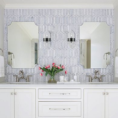 Mid-Century Elegant Glass Rod Wall Sconces Lighting Set of 2