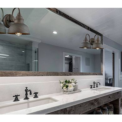 Farmhouse Indoor/Outdoor Wall Sconce Metal Barn Light