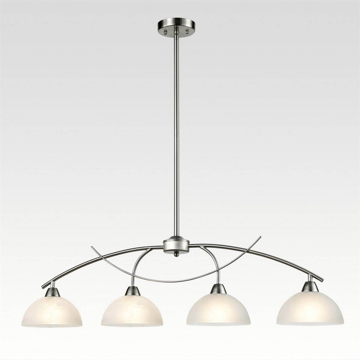 Modern 4 Light Kitchen Pendant Lighting Brushed Nickel   6563382 ALT3