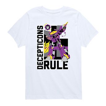 Boys 8-20 Transformers Deception Rules Graphic Tee