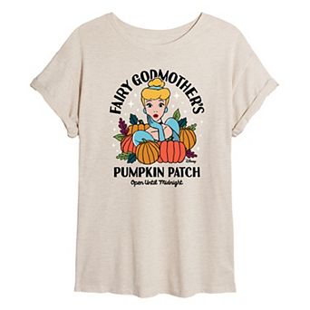Juniors' Disney Princess Pumpkin Patch Graphic Tee