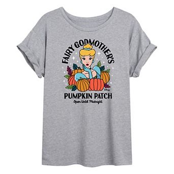 Juniors' Disney Princess Pumpkin Patch Graphic Tee