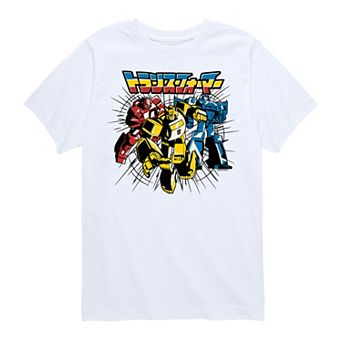 Boys 8-20 Transformers Noir Group Graphic Tee