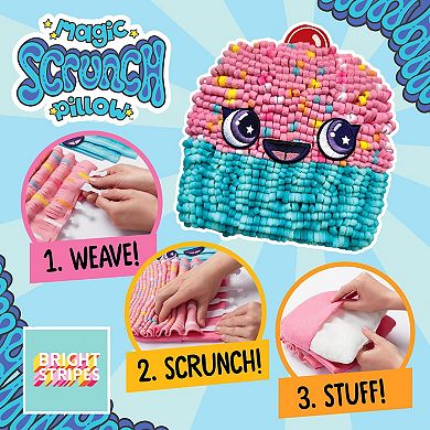 Bright Stripes Magic Scrunch™ Cupcake Pillow