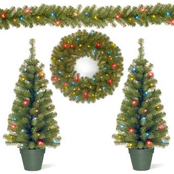 National Tree Company Pre-Lit Green Assortment