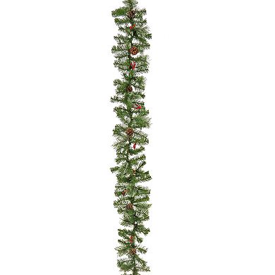 National Tree Company Cashmere Artificial Pine Cones & Berries Garland