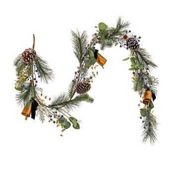 National Tree Company HGTV Home Collection Unlit Swiss Chic Artificial Garland