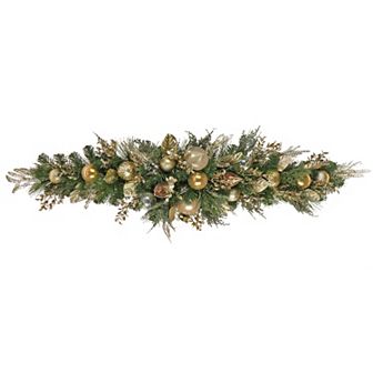 National Tree Company HGTV 60 in Champagne Wishes Mantel Garland