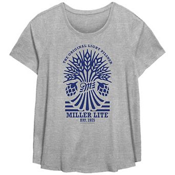 Plus Size Miller Lite The Original Light Pilsner Graphic Tee