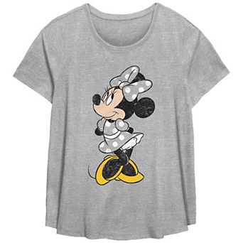 Disney's Minnie Mouse Plus Size Vintage Scoop Hem Tee