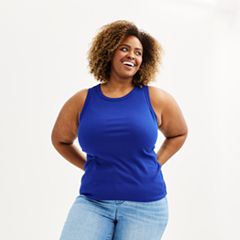 Kohls plus size tank 2024 tops