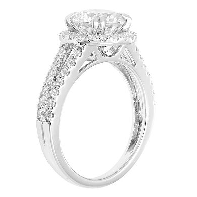 Evergreen Diamonds 14k Gold 2 1/2 Carat T.W. IGL Certified Round Lab-Grown Diamond Engagement Ring