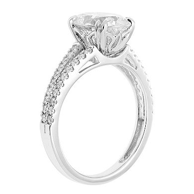 Evergreen Diamonds 14k White Gold 2 1/3 Carat T.W. IGL Certified Oval Lab-Grown Diamond Engagement Ring