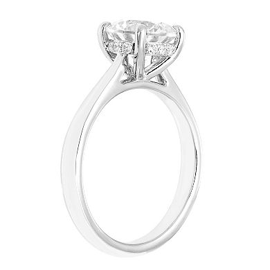 Evergreen Diamonds 14k White Gold 2 1/10 Carat T.W. IGL Certified Round Lab-Grown Diamond Engagement Ring