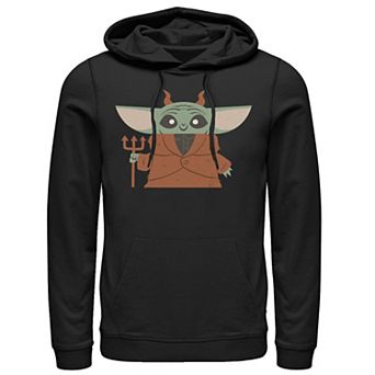 Men's Star Wars The Mandalorian Halloween Grogu Devil Costume Hoodie