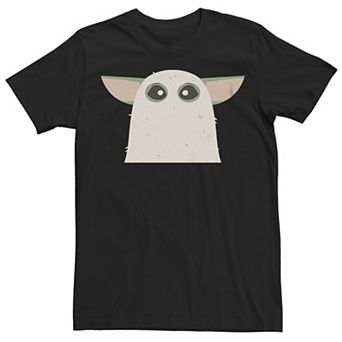 Men's Star Wars The Mandalorian Halloween Grogu Ghost Costume Graphic Tee