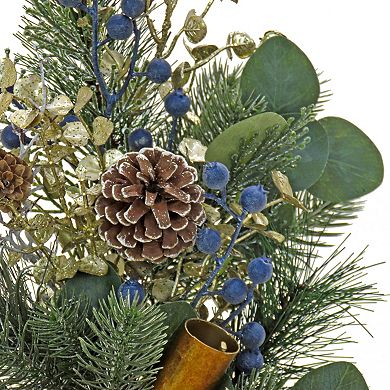 National Tree Company HGTV 2-Pack Home Collection Swiss Christmas Chic Artificial Spray Pair