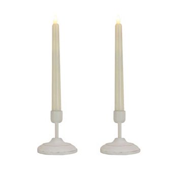National Tree Company HGTV 2-Pack 12" Heritage Flameless LED Window Candles