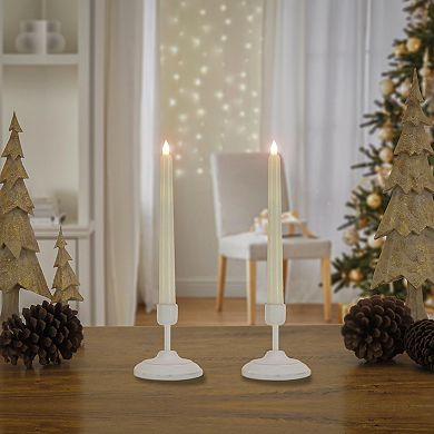 National Tree Company HGTV 2-Pack 12" Heritage Flameless LED Window Candles