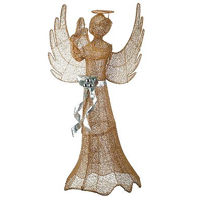 National Tree Company 53" LED Light-Up Christmas Praying Angel