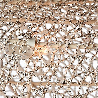 National Tree Company 42" Light-Up Glitter Deer with Sleigh
