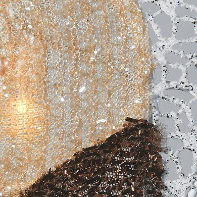 National Tree Company Fabric Glitter Shepherd & Sheep Set