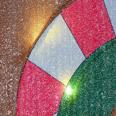 National Tree Company 42" 2D Tinsel Gingerbread House