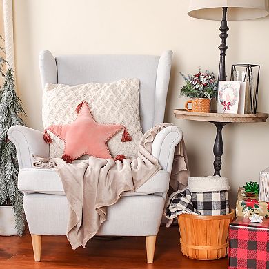 National Tree Company HGTV Home Collection 16" Star Shaped Pillow