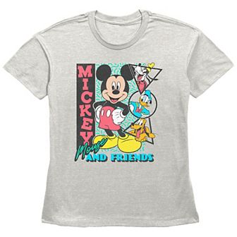 Disney's Mickey Mouse & Friends Juniors' Geometric Figures Graphic Tee