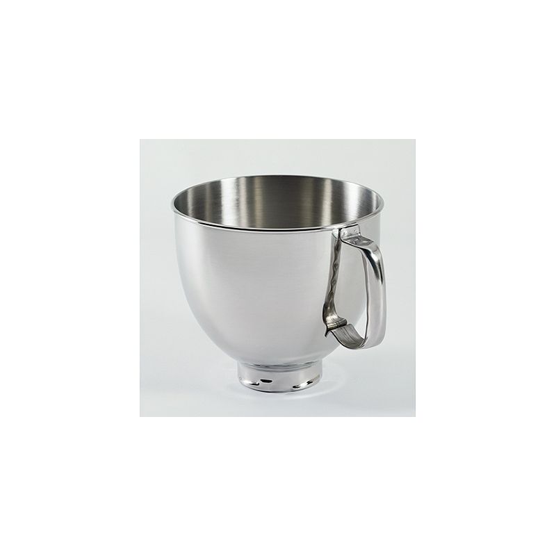 KitchenAid K5THSBP 5-Qt. Tilt-Head Polished Stainless Steel Bowl with Comfortable Handle, Multicolor