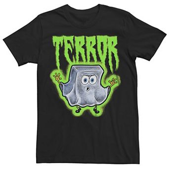 Men's Nickelodeon SpongeBob SquarePants Halloween Terror Ghost Costume Graphic Tee