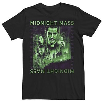 Men's Netflix Midnight Mass Characters Box Graphic Tee