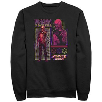 Men's Netflix Stranger Things Vecna Infographic Fleece Sweatshirt