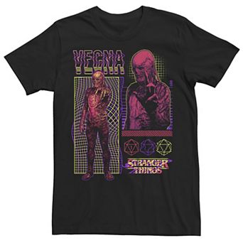 Men's Netflix Stranger Things Vecna Infographic Graphic Tee
