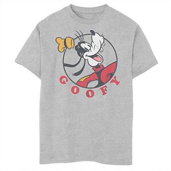 Boys Disney Mickey Classic Goofy Circle Husky Graphic Tee