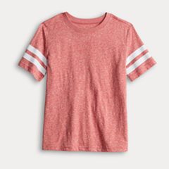 Boys Red Casual Cotton Kids Tops & Tees