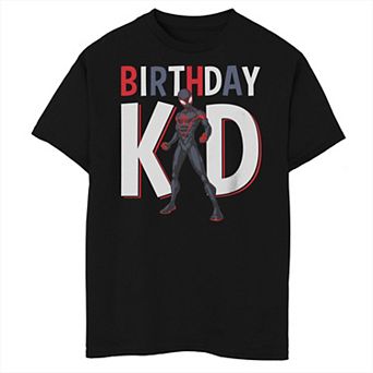 Boys 8-20 Marvel Spider-Man Miles Morales Birthday Kid Husky Tee