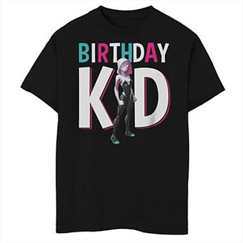Boys 8-20 Marvel Spider-Man Spider-Gwen Birthday Kid Husky Tee