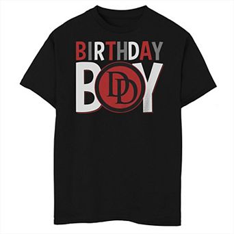 Boys 8-20 Marvel Universe Daredevil Birthday Boy Husky Tee