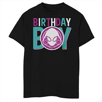 Boys 8-20 Marvel Universe Spider-Gwen Birthday Boy Husky Tee