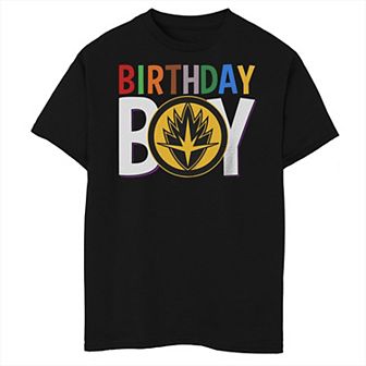 Boys 8-20 Marvel Universe Guardians of the Galaxy Birthday Boy Husky Tee