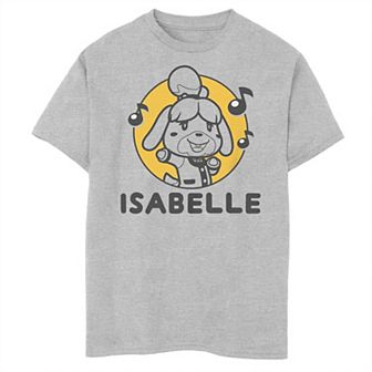 Boys Animal Crossing: New Horizons Isabelle Outline Portrait Husky Graphic Tee