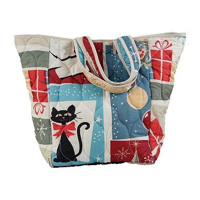 Donna Sharp Retro Christmas Quilt & Sham Set