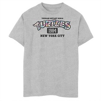 Boys Nickelodeon Teenage Mutant Ninja Turtles Flower Turtles Logo Husky Graphic Tee