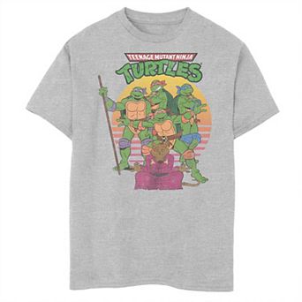 Boys Nickelodeon Teenage Mutant Ninja Turtles Heroes Team Husky Graphic Tee