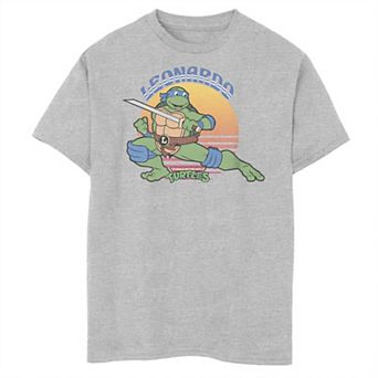 Boys Nickelodeon Teenage Mutant Ninja Turtles Leonardo Sun Husky Graphic Tee