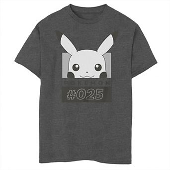 Boy's Pokemon Pikachu 025 Peek Box Husky Tee
