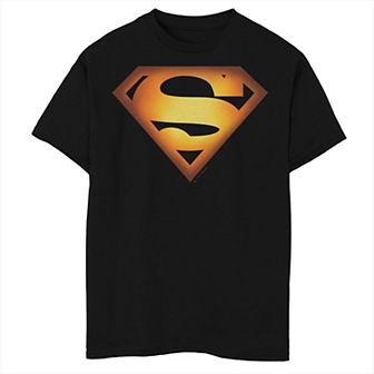 Boys Superman Pumpkin Logo Graphic Tee
