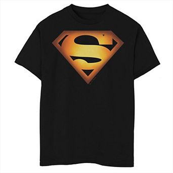 Boys Superman Pumpkin Logo Graphic Tee